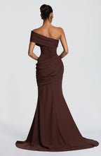 Vestido Kasia - Marrón ciruela