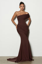 Vestido Kasia - Marrón ciruela