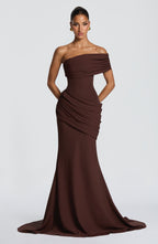 Vestido Kasia - Marrón ciruela