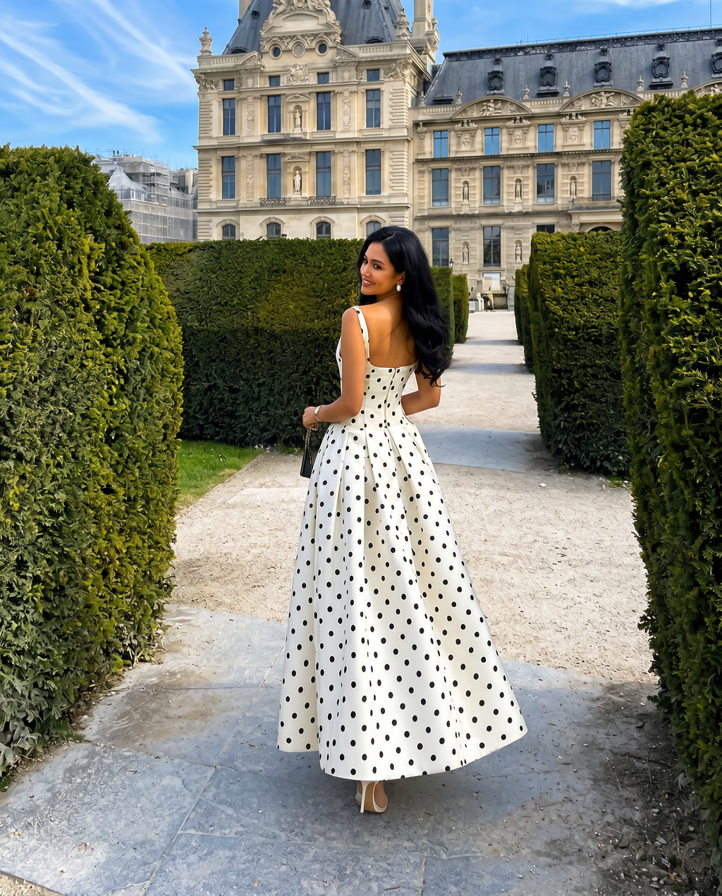 Olivia | Vestido lunares