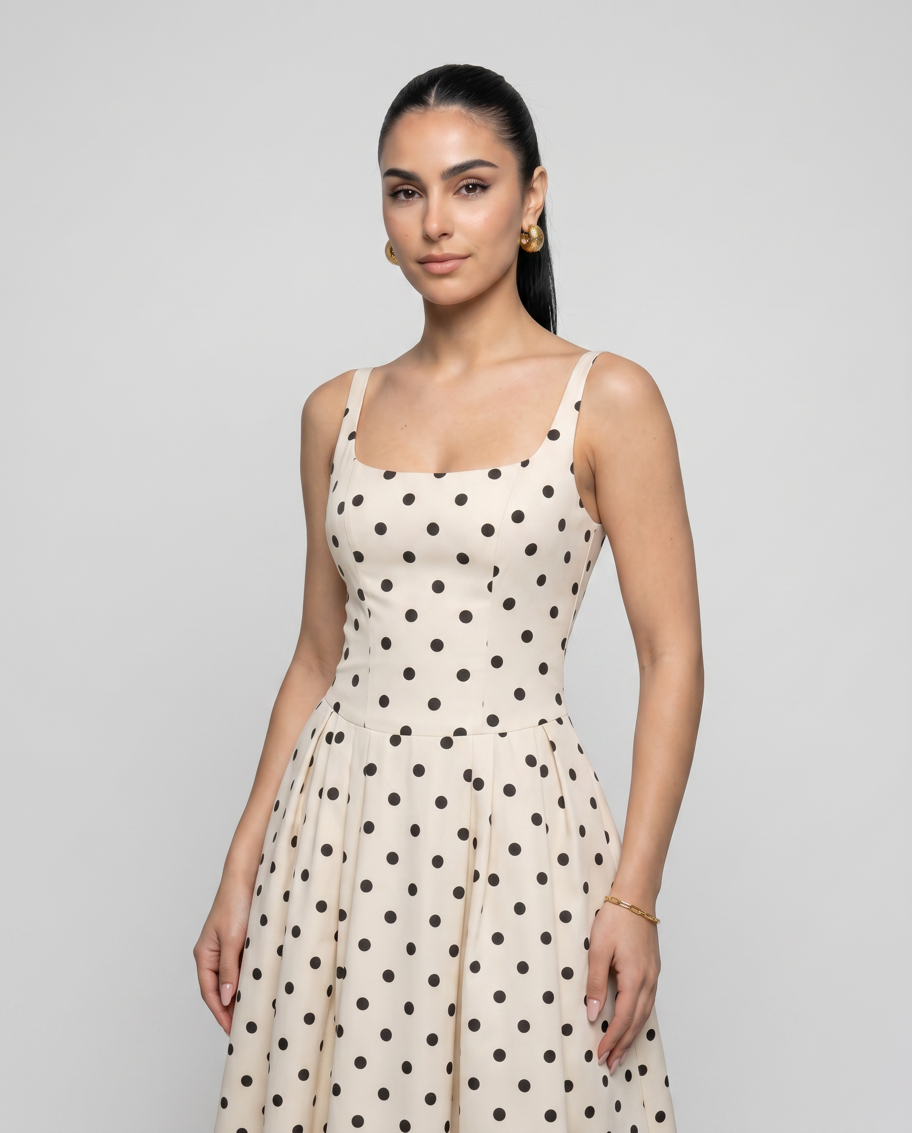 Olivia | Vestido lunares