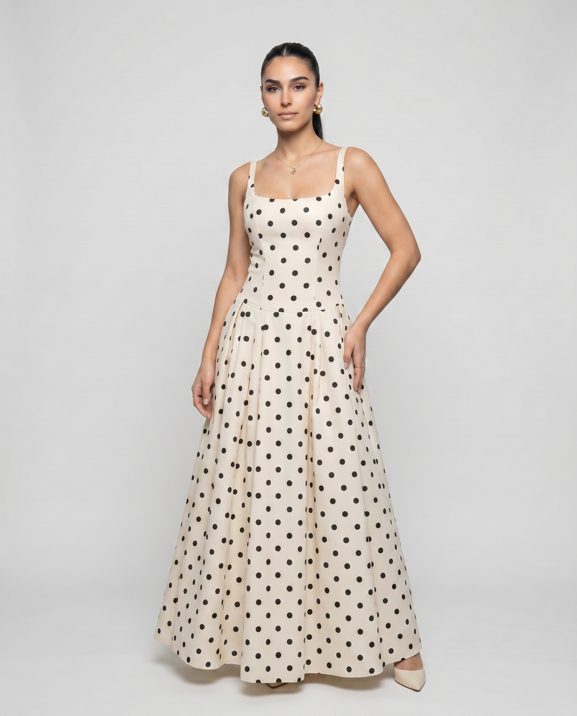 Olivia | Vestido lunares