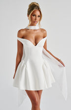 Minivestido Marla color marfil