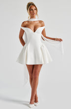 Minivestido Marla color marfil