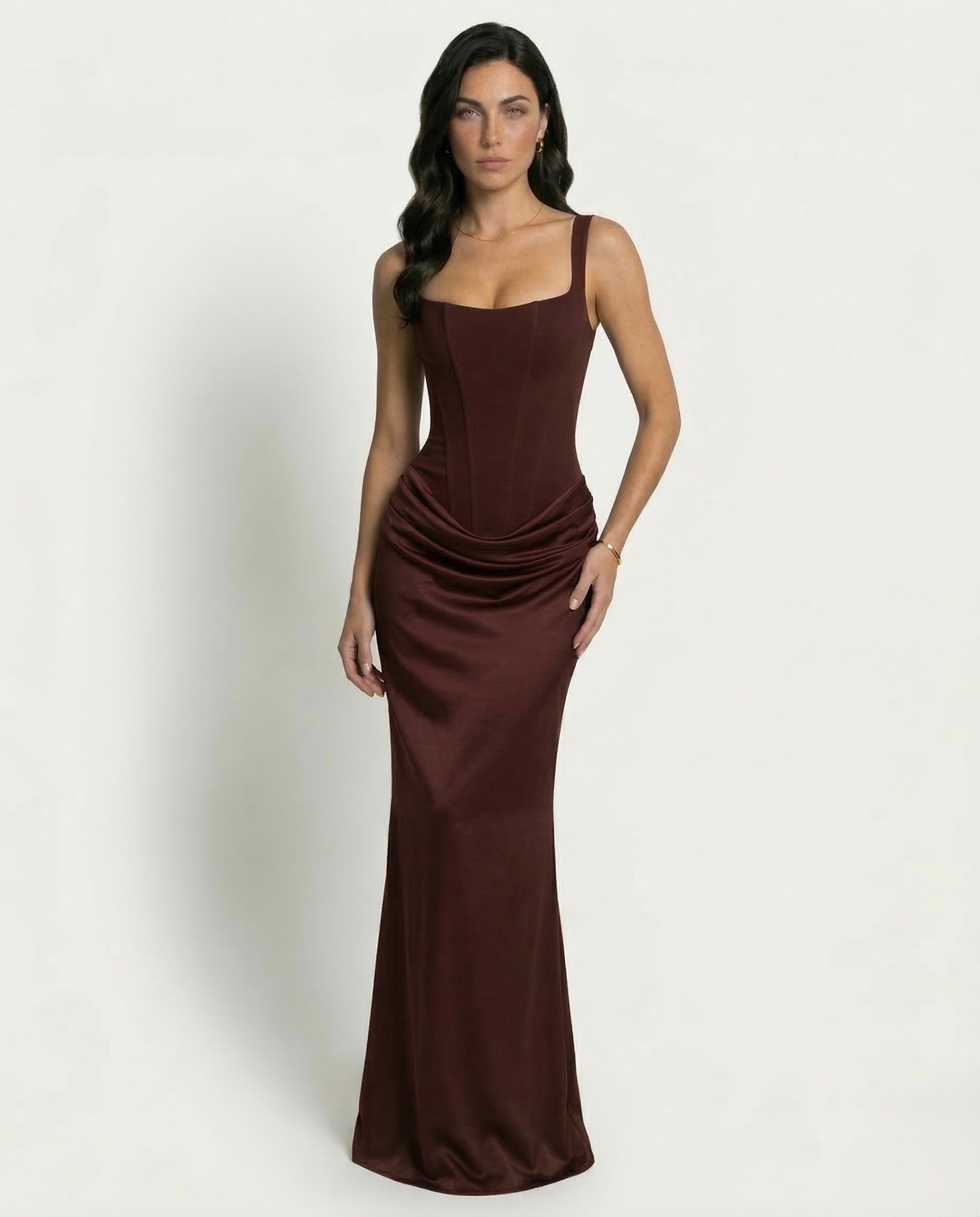 Vestido Escultura Roja