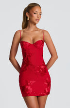 Vestido mini Nefertiti – Rojo