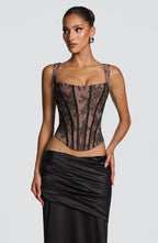Corsé Nixie - Encaje negro