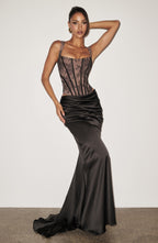 Corsé Nixie - Encaje negro