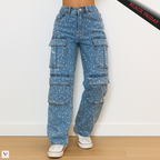 Lumière™ | Pantalón Brillante Cargo