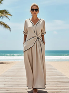PORTOFINO | Vestido Maxi con Detalle Nudo
