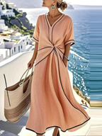 PORTOFINO | Vestido Maxi con Detalle Nudo