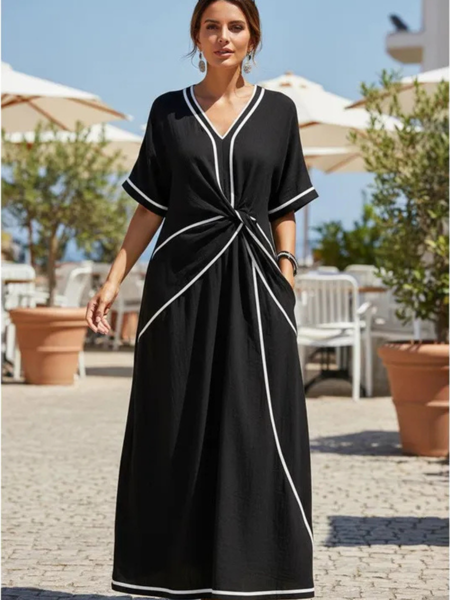 PORTOFINO | Vestido Maxi con Detalle Nudo