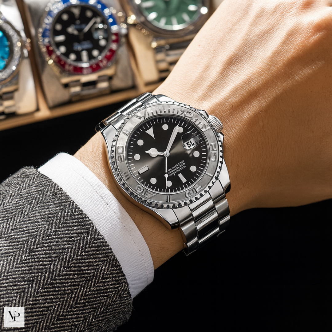 Suisse Monarch™ — Precisión Suiza. Elegancia Absoluta.