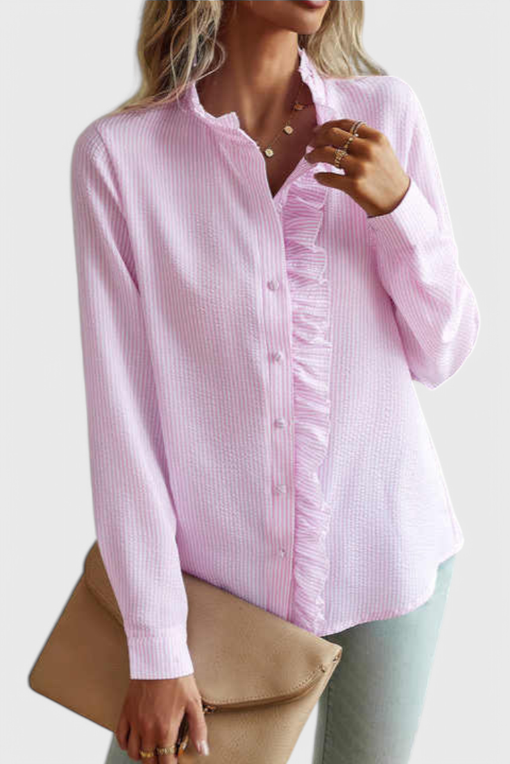 Lily Blusa de Declaración Rebelde