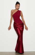 Vestido largo Sadona - Rojo intenso