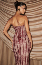 Sian Maxi Dress - Burgundy