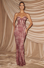 Sian Maxi Dress - Burgundy