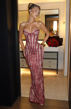 Sian Maxi Dress - Burgundy