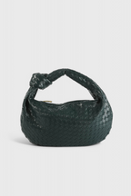 Sage Bolso de Hombro Mediano Tejido