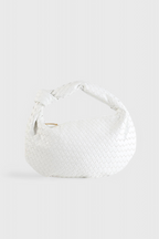 Sage Bolso de Hombro Mediano Tejido