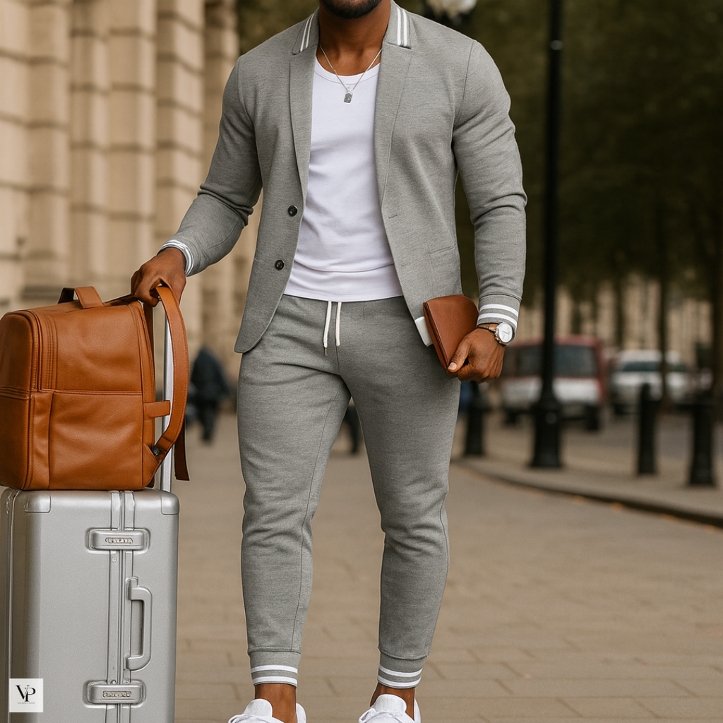 Léo™ — Blazer Sport y Pantalón a Juego de Corte Moderno