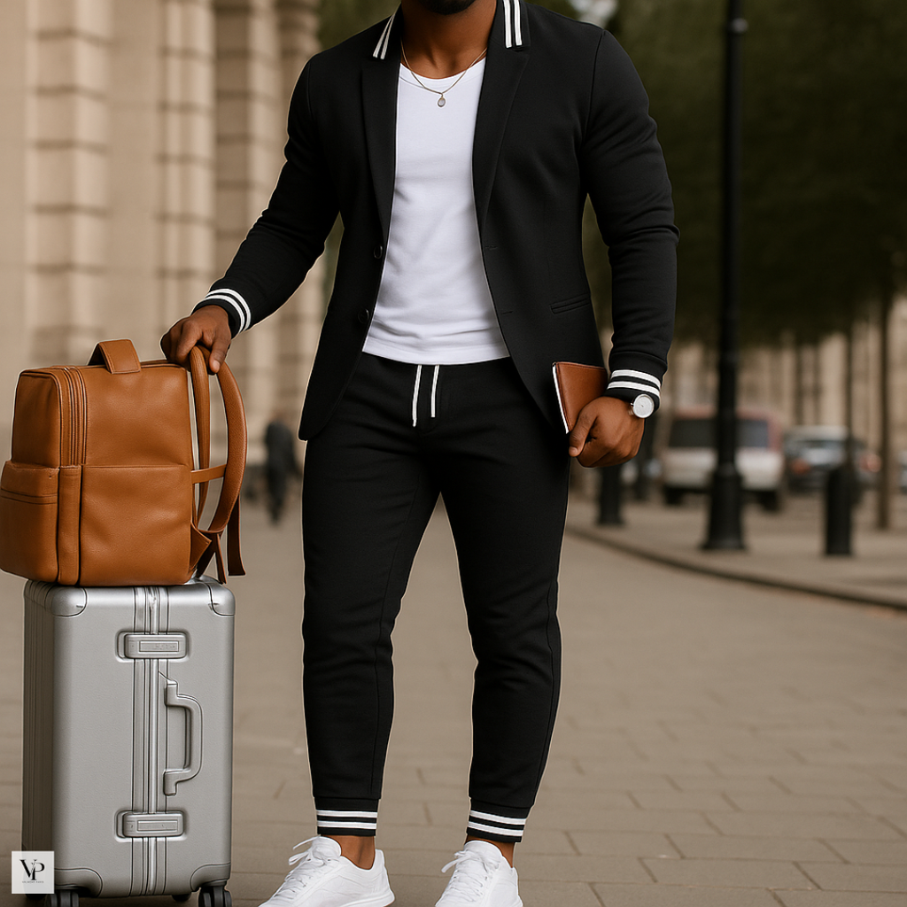 Léo™ — Blazer Sport y Pantalón a Juego de Corte Moderno