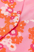 Kimberly Vestido Floral con Volantes con Escote en V
