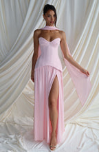 Vestido largo Vietta - Rubor