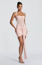 Vestido mini Vixen - Rubor suave